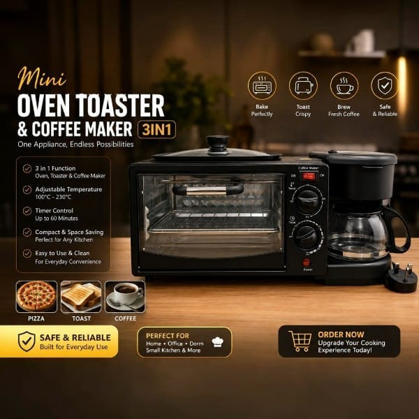 3 in 1 Electric Oven